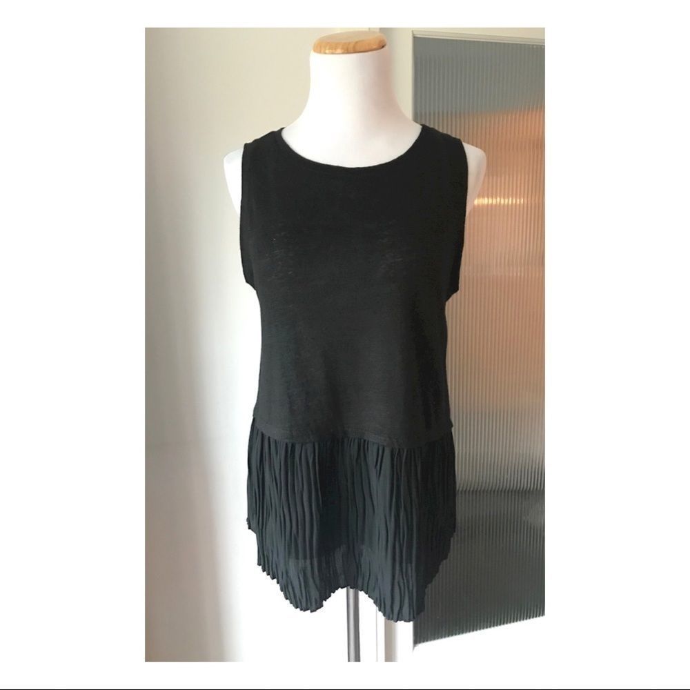 Generation Love Black Sleeveless Tank Top